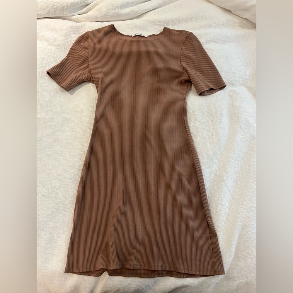 Reformation Brown Knit dress